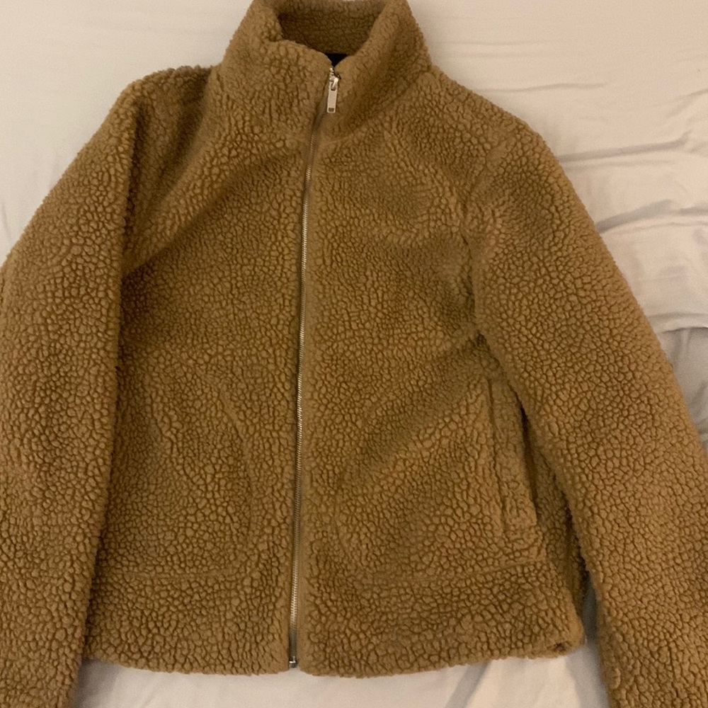Borg Funnel Neck Jacket